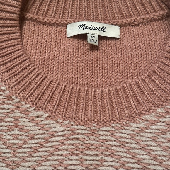 NWOT! Madewell Reverse Diamond Fringe Pullover Sweater (XS/S) - Picture 10 of 16